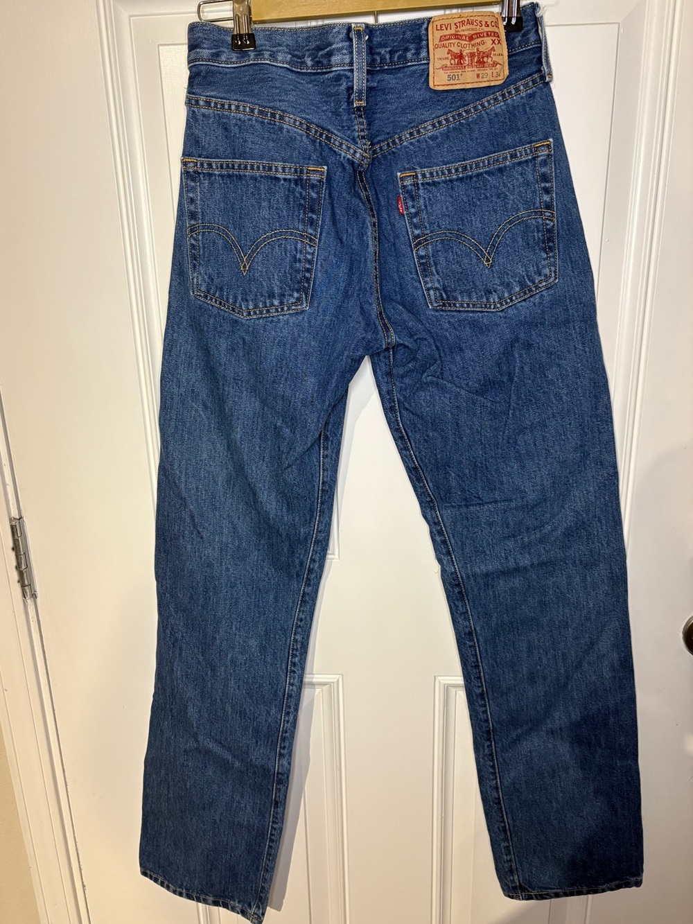 Levi's women’s Dark Blue Straight-Leg Jeans